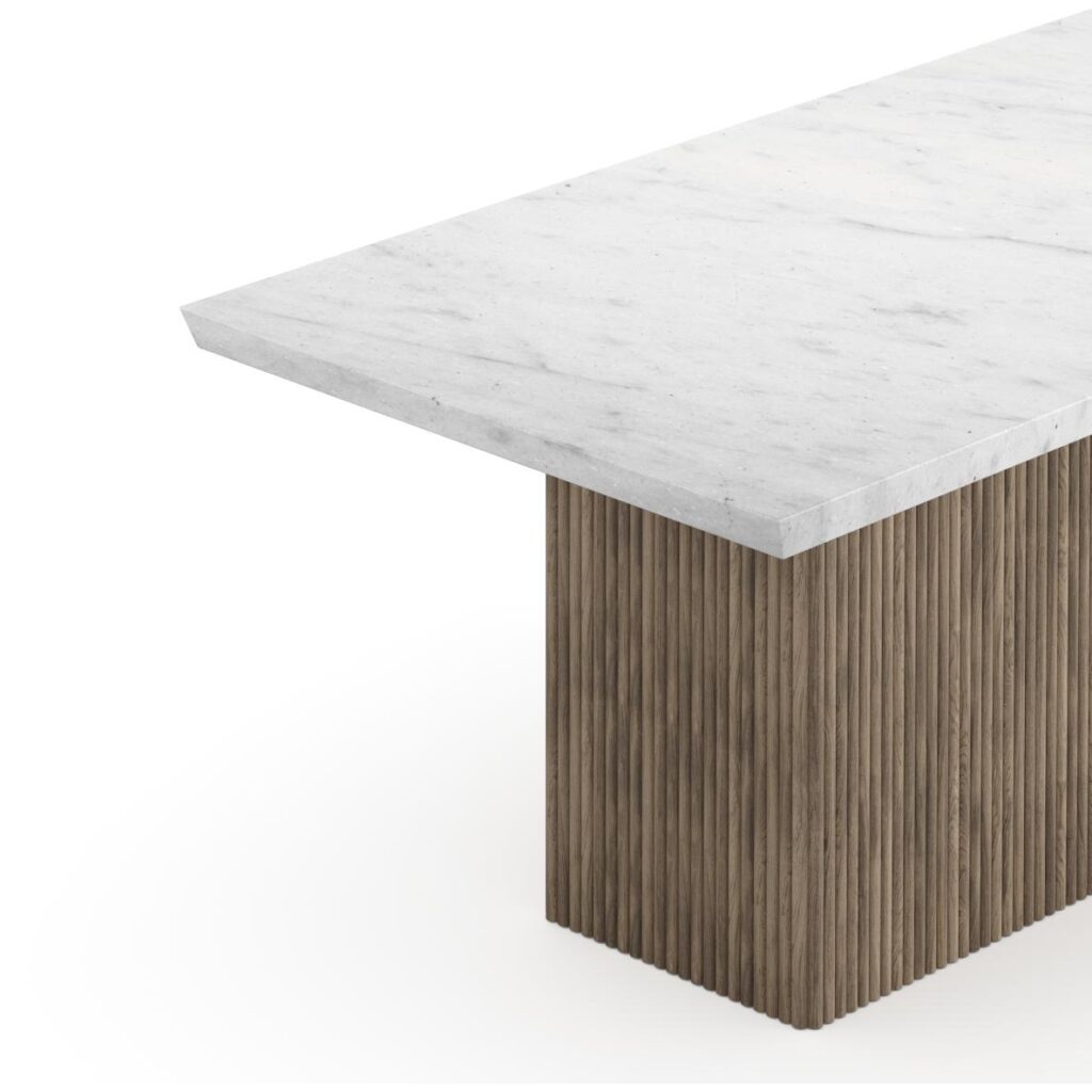 Messa Dining Table - Grey Wash - Image 6