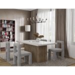 Messa Dining Table - Grey Wash 558671 558671 7