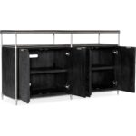 St. Armand Entertainment Console 5601-55460-BLK 5601 55460 blk open silo