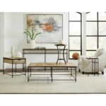 St. Armand Rectangular End Table 5601-80114-LTWD 5601 80109 115 114 151b ltwd room