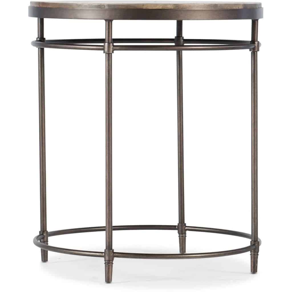 St. Armand Round End Table 5601-80113-LTWD 5601 80113 ltwd silo