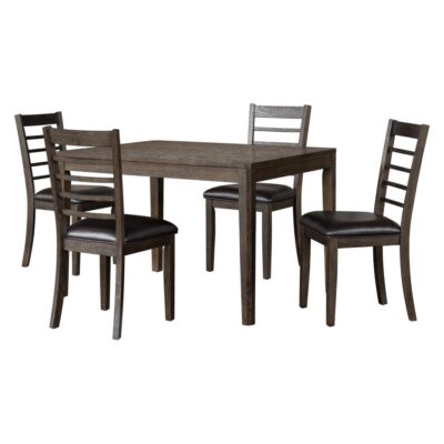 Elijah 5-Piece Dining Set - Espresso
