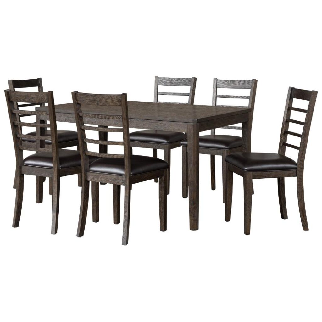 Elijah 7-Piece Dining Set - Espresso