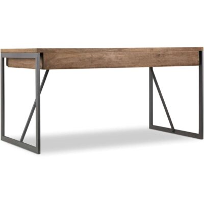 Solid Wood Top Metal Base Writing Desk 5 Solid Wood Top Metal Base Writing Desk C001246259 5681 10458 mwd visitorsside