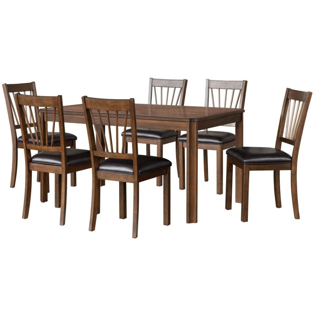 Aubin 7-Piece Dining Set - Espresso