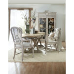 Boheme Gaston Metal Back Side Chair 5750-75411-LTWD 5750 75200 mwd 401 411 315 906 ltwd room
