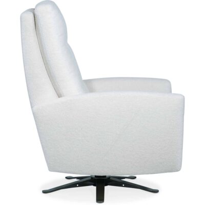 Basil Tufted Back Swivel Recliner 5764-TBK 5764 tbk side silo