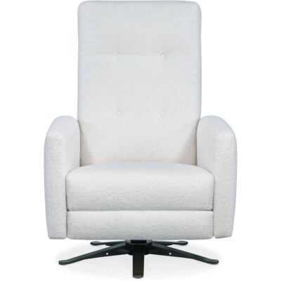 Basil Tufted Back Swivel Recliner 5764-TBK 5764 tbk straight silo