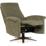 Breck Tufted Back Swivel Recliner 5765-TBK 5765 tbk 400622 22 full open silo