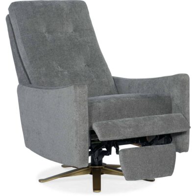 Baylen Tufted Back Swivel Recliner 5766-TBK 5766 tbk open silo