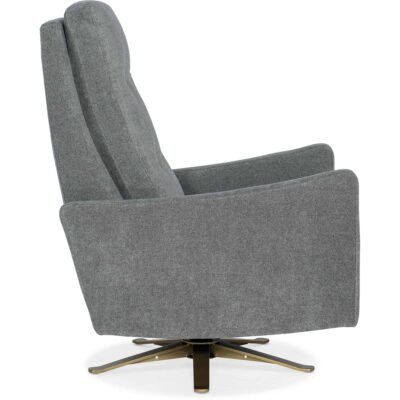 Baylen Tufted Back Swivel Recliner 5766-TBK 5766 tbk side silo