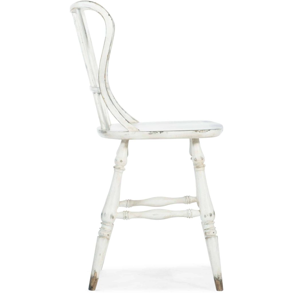 Ciao Bella Spindle Back Counter Stool-White 5805-75351-02 5805 75351 02 side silo