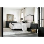 Ciao Bella Cal King Upholstered Bed- Black 5805-90860-99 5805 90866 99 016 002 99 004 00 room