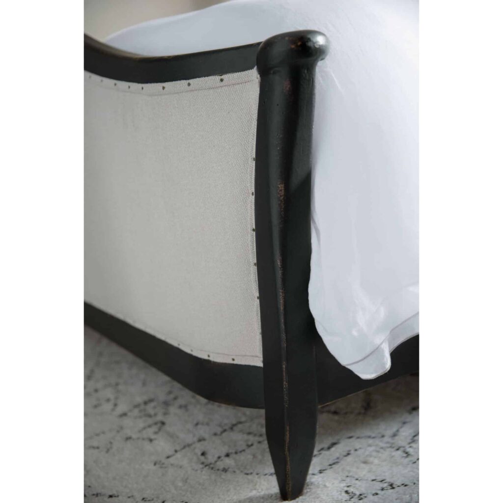 Ciao Bella King Upholstered Bed- Black - Image 4