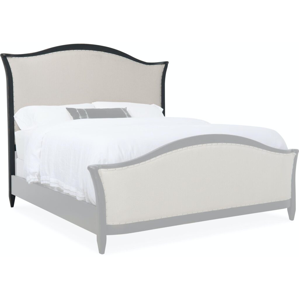 Ciao Bella Cal King Upholstered Bed- Black 5805-90860-99 5805 90867 99