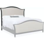 Ciao Bella Queen Upholstered Bed- Black 5805-90850-99 5805 90867 99