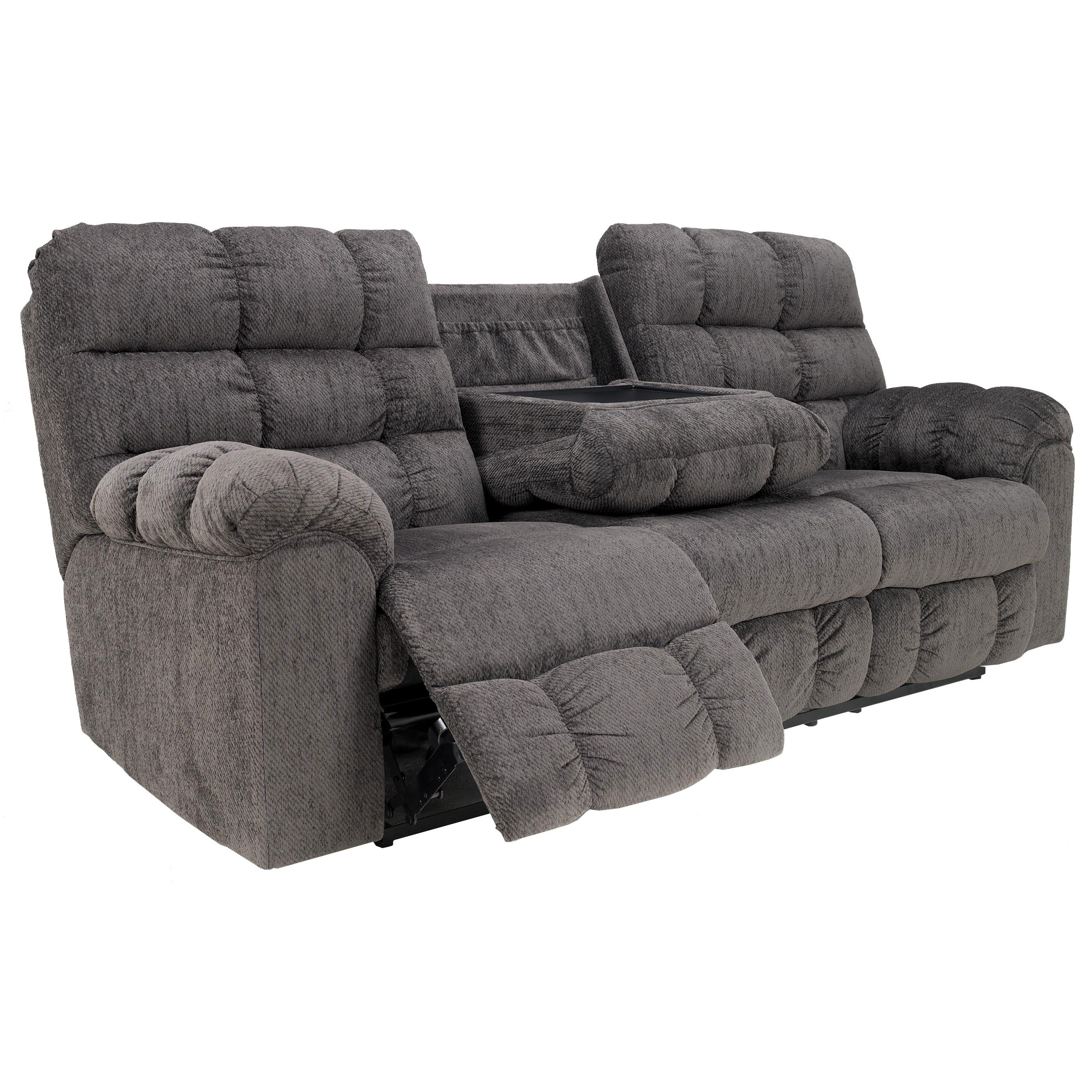Acieona Reclining Sofa W Drop Down Table 5830089 Furnishmyhome Ca Acieona Reclining Sofa W Drop Down Table