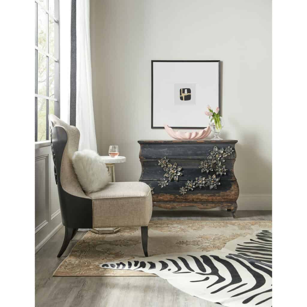 Sanctuary 2 Charmant 3 Drawer Bachelor's Chest in Black - Image 4