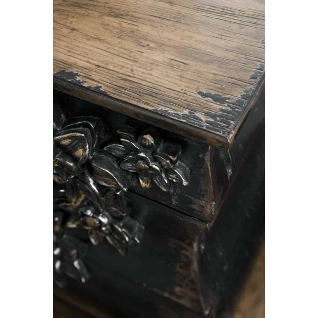 Sanctuary 2 Charmant 3 Drawer Bachelor's Chest in Black - Image 2