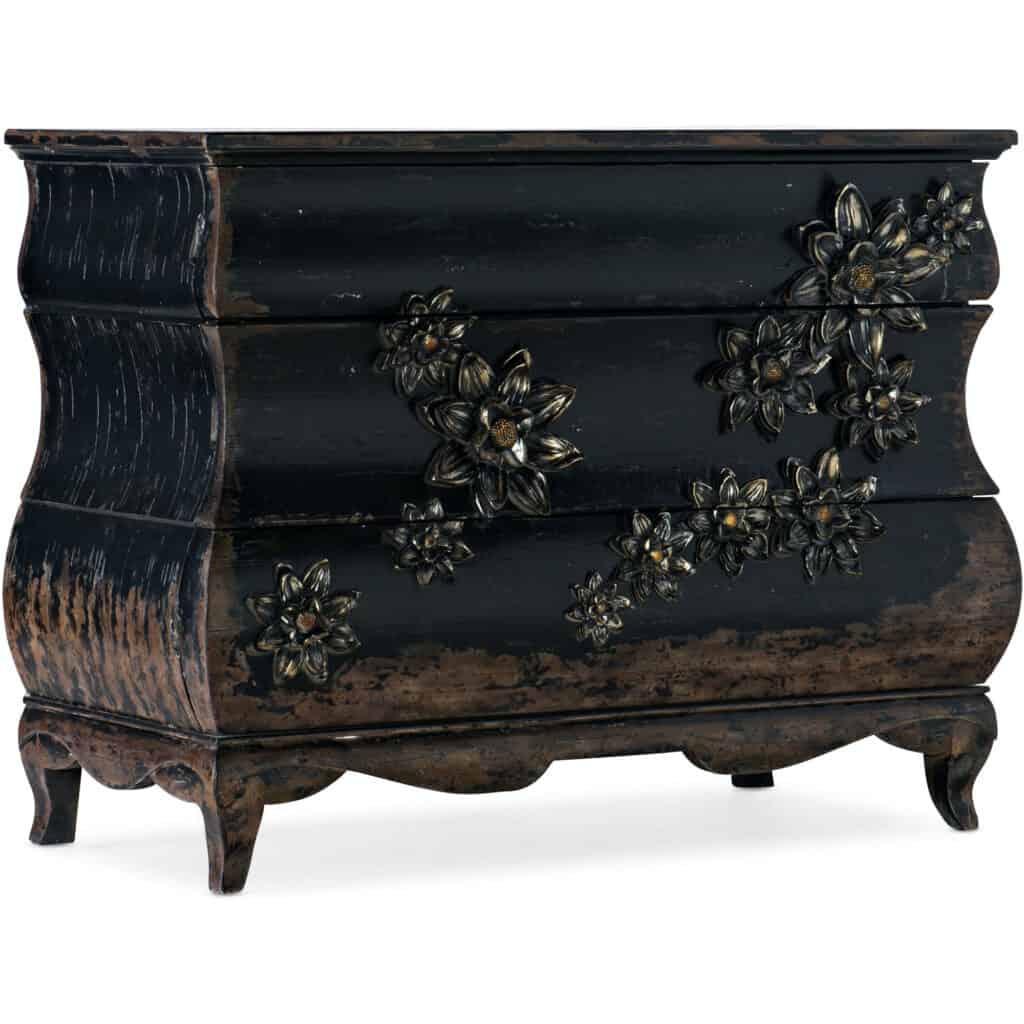 Sanctuary 2 Charmant 3 Drawer Bachelor's Chest in Black GCSR2837 5845 90017 99 silo