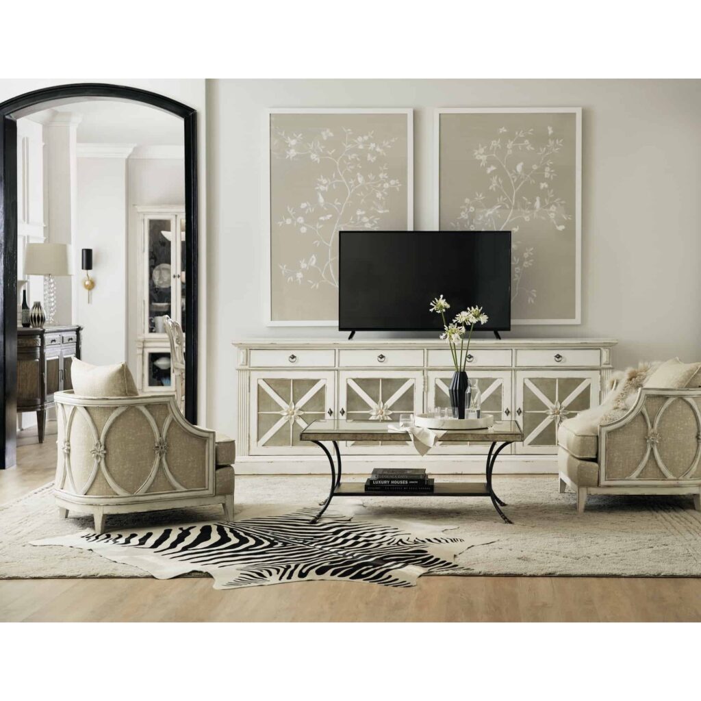 Sanctuary Grand Premier Entertainment Console Blanc 5865-55106-02 5865 55106 02 52002 02 5845 80110 647 room