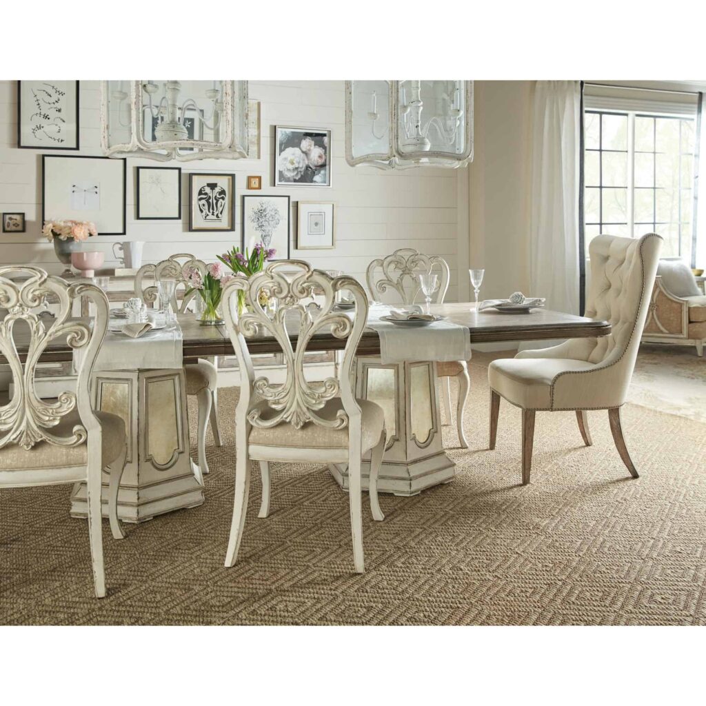 Sanctuary 2 Tufted Wingback Side Chair in Cream - Image 4