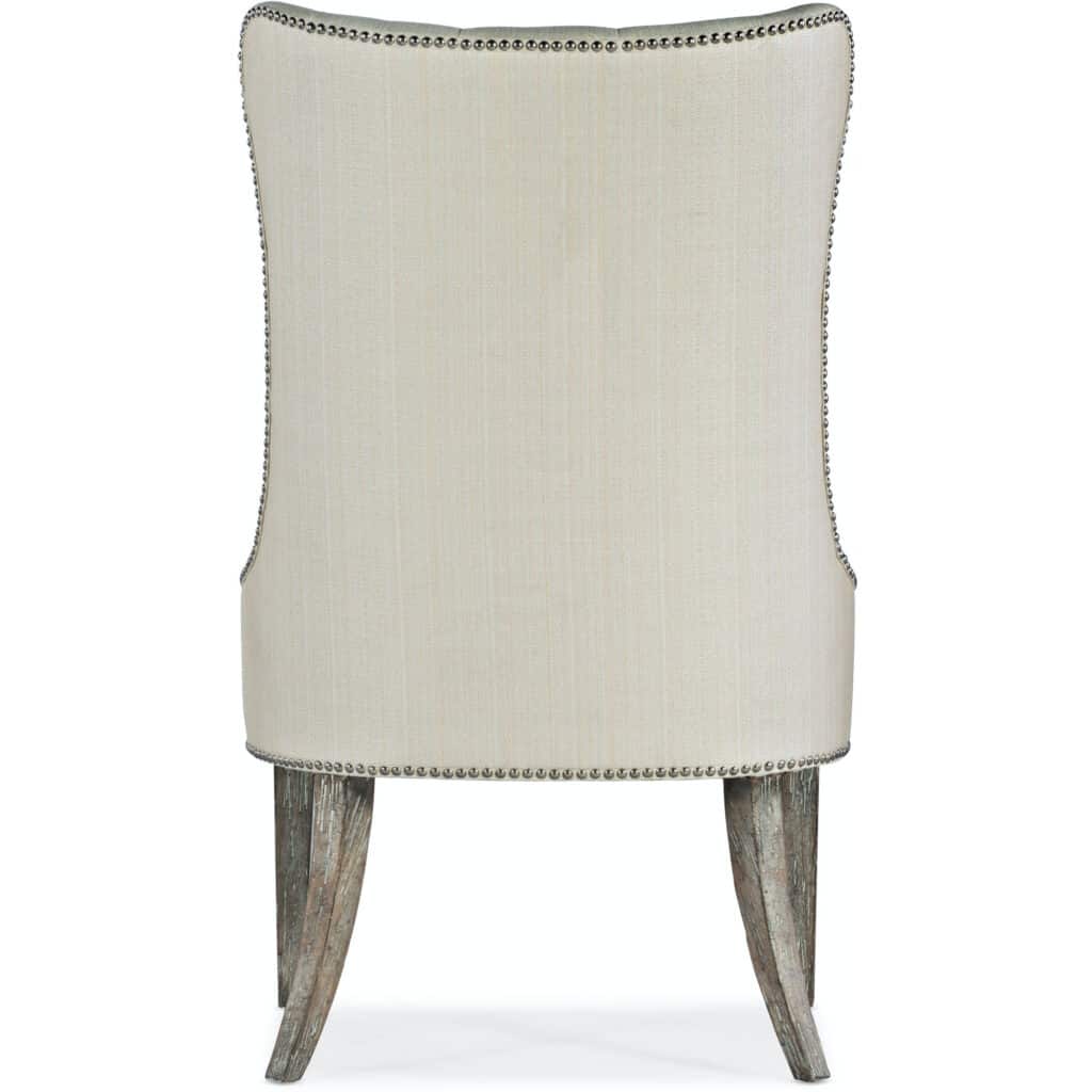 Sanctuary 2 Tufted Wingback Side Chair in Cream - Image 2