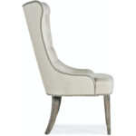 Sanctuary 2 Tufted Wingback Side Chair in Cream GCSR2802 5865 75415 80 side silo