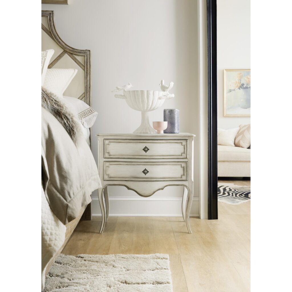 Sanctuary 2 En Blanc 2 Drawer Nightstand - Image 5