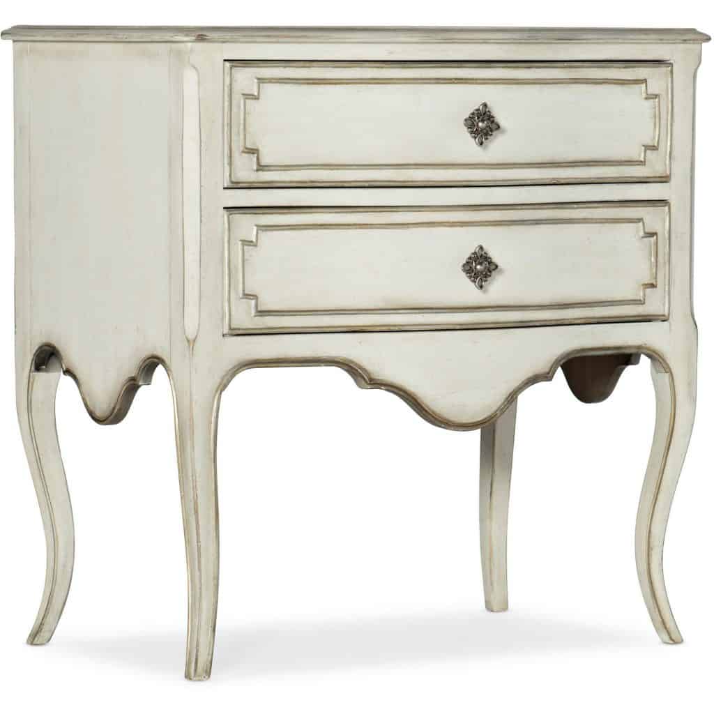 Sanctuary Coco En Blanc Nightstand 5865-90116-02 5865 90116 02 silo