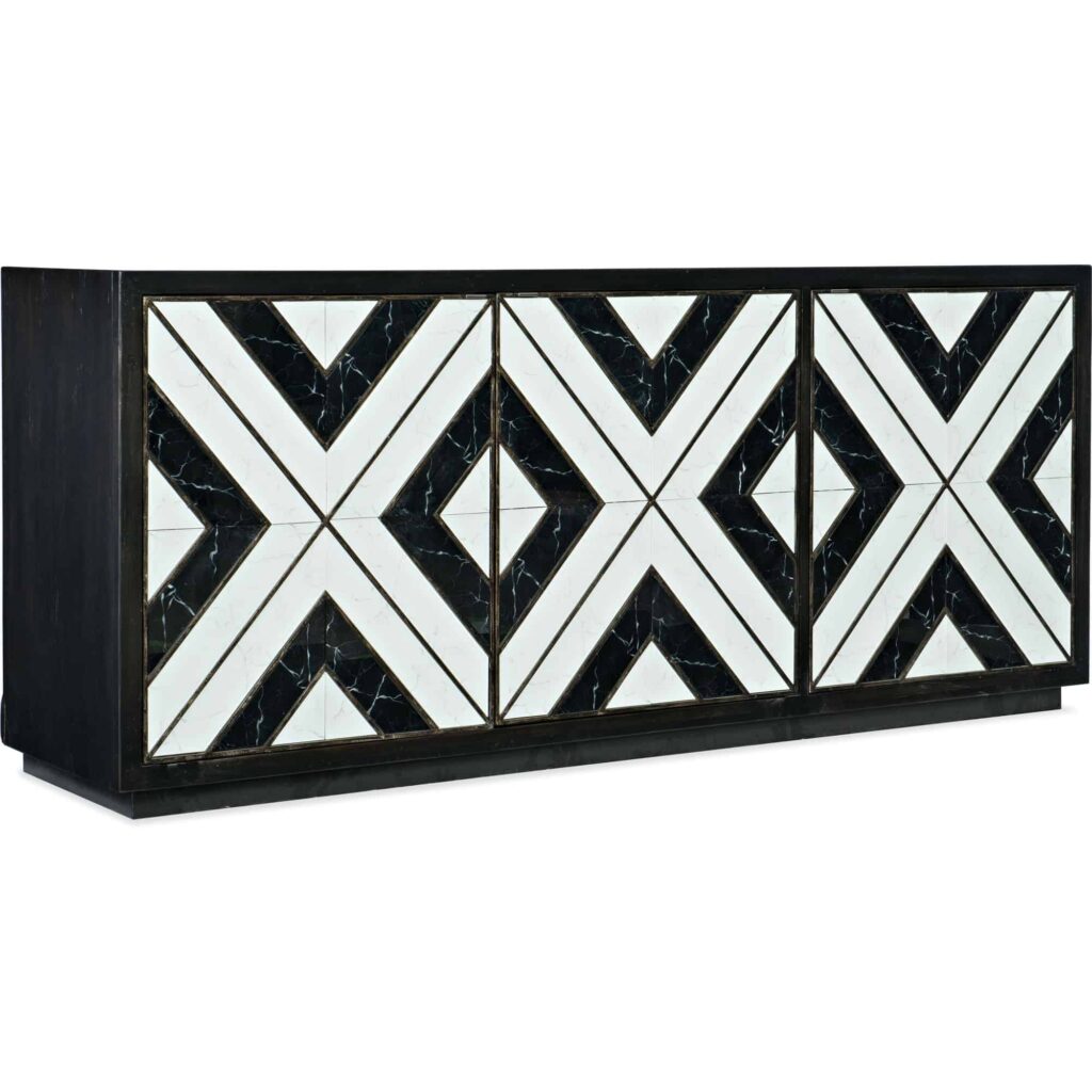 Sanctuary Noir Et Blanc Entertainment Console 5875-55480-00 5875 55480 00 silo