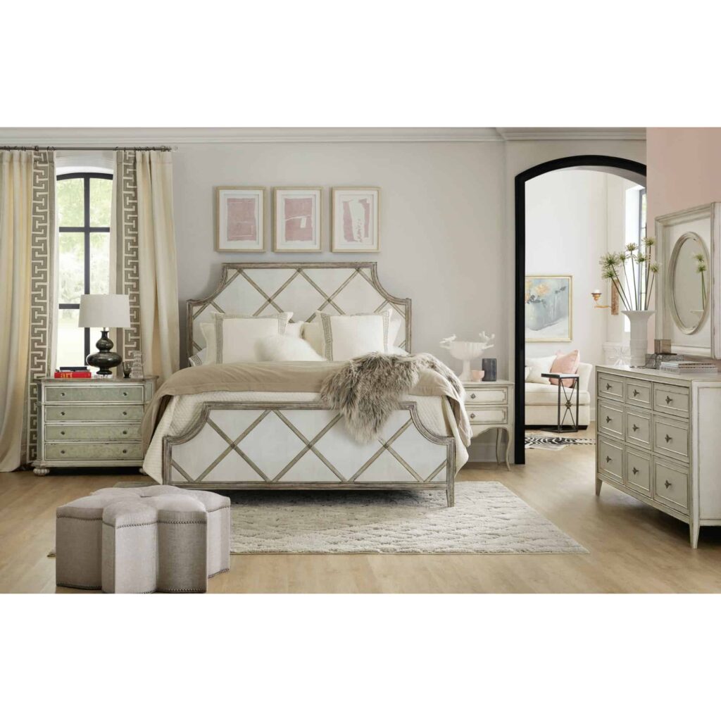 Sanctuary Diamont King Panel Bed 5875-90366-95 5875 90366 95 5865 90202 80 90203 006 02 room