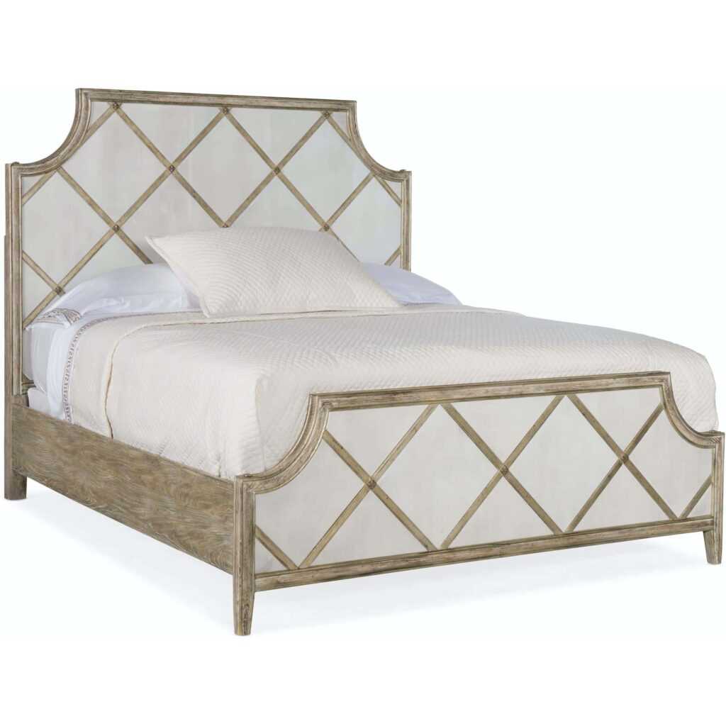 Sanctuary Diamont King Panel Bed 5875-90366-95 5875 90366 95 silo