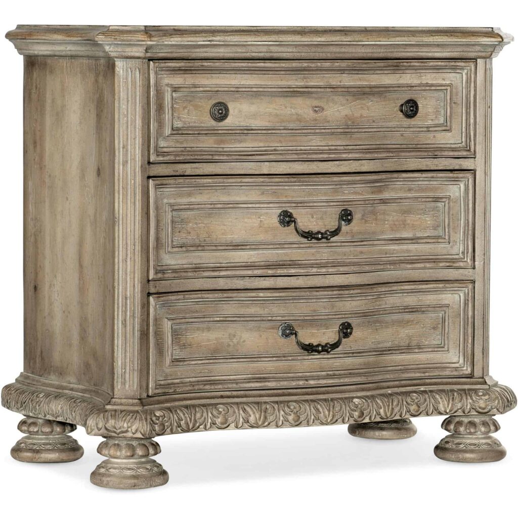 Castella Three Drawer Nightstand 5878-90016-80 5878 90016 80 silo