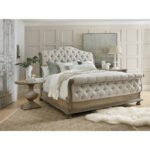 Castella King Tufted Bed 5878-90566-80 5878 90566 015 80 room