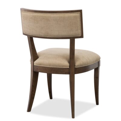 Cashiers Klismos Fabric Chair 5898-75410-407-85 5898 75410 407 85 back silo