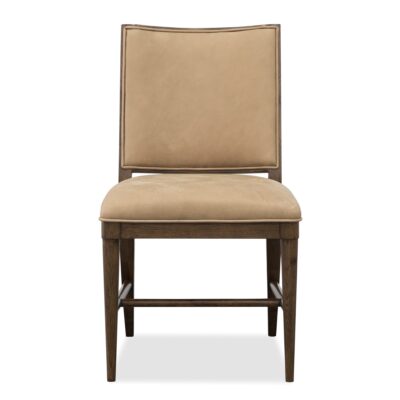 Cashiers Dining Side Leather Chair 5898-75411-008-85 5898 75411 008 85 straight silo 1
