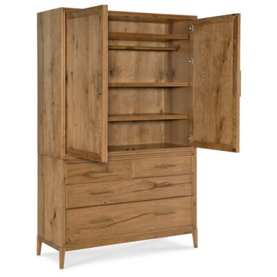 Cashiers Wardrobe Hutch 5898-90218-80 5898 90218 80 open silo