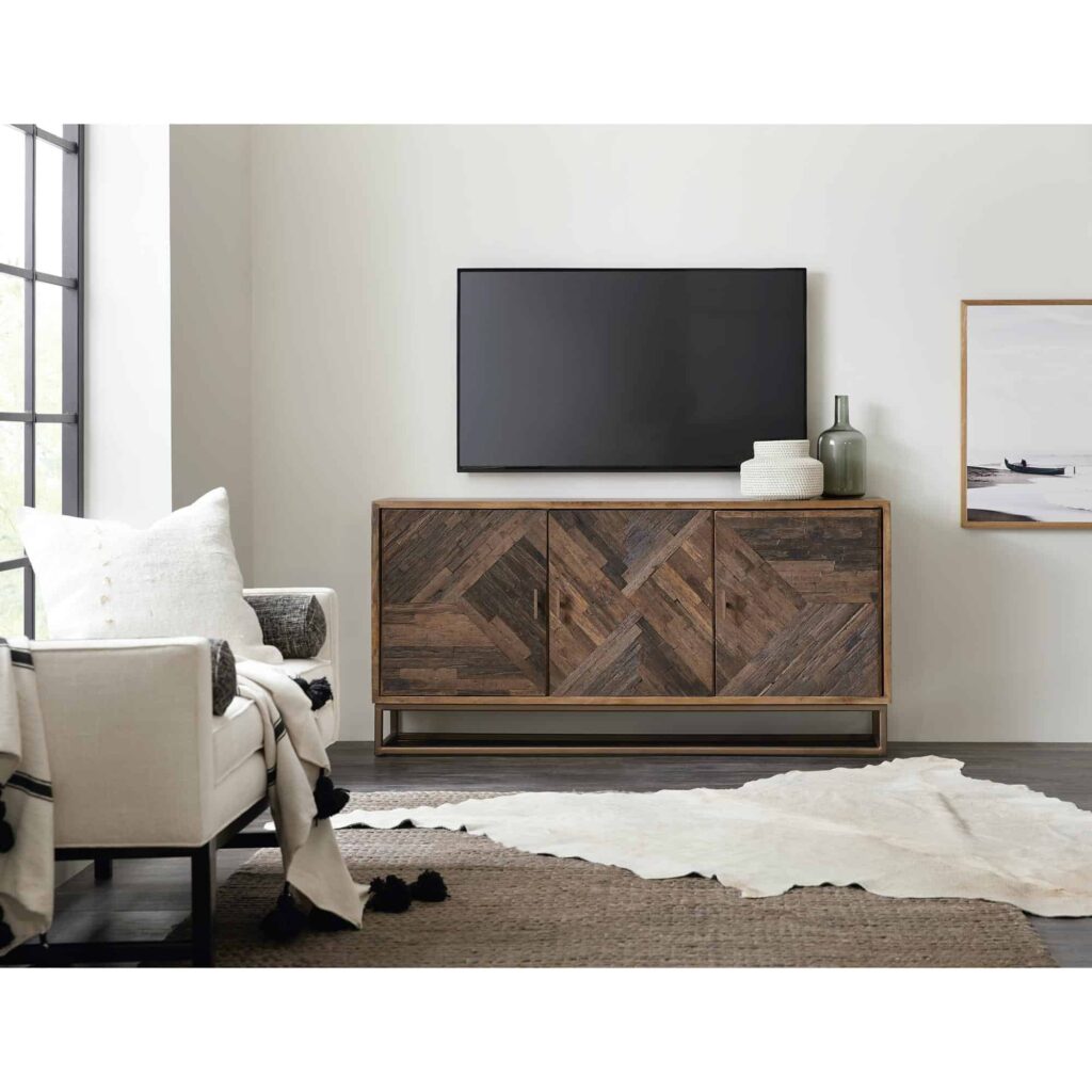5905-55 Solid Wood TV Stand for TVs up to 70" - Image 4