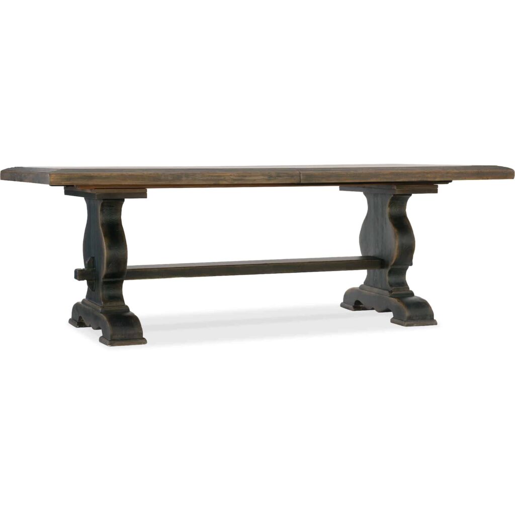 Hill Country Extendable Dining Table HKR12796 5960 75200 brn silo