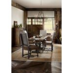 Hill Country Comfort Upholstered Side Chair 5960-75410-BLK 5960 75206 brn 410 blk room