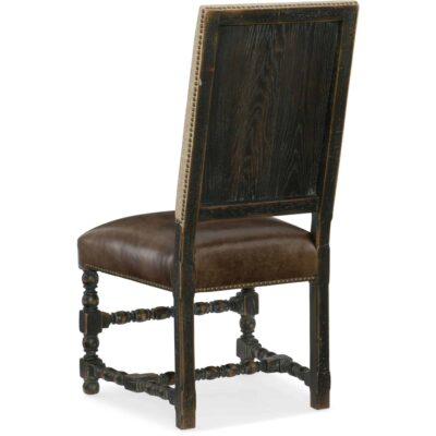 Hill Country Comfort Upholstered Dining Chair HKR12814 5960 75410 blk back