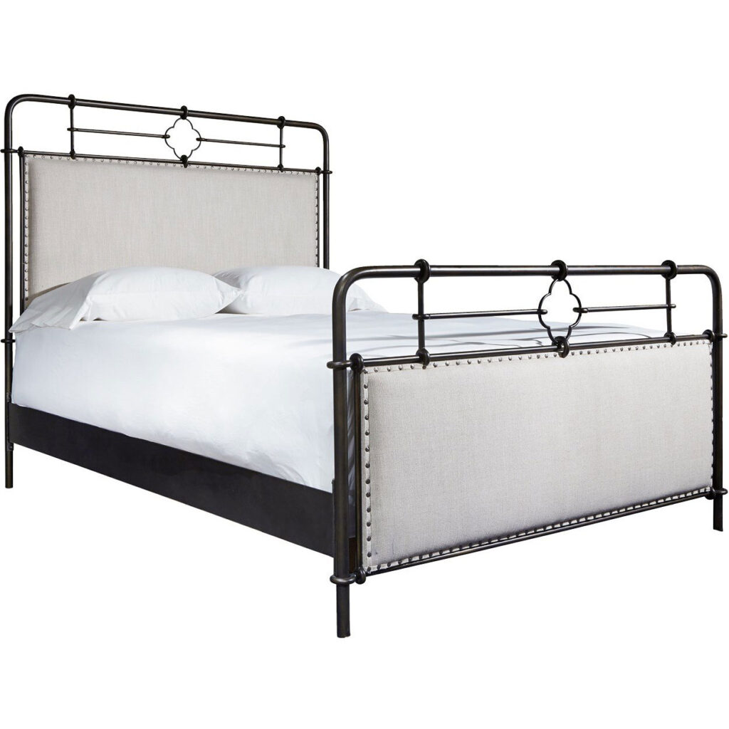 Curated Upholstered Metal King Bed 596320B 596320B