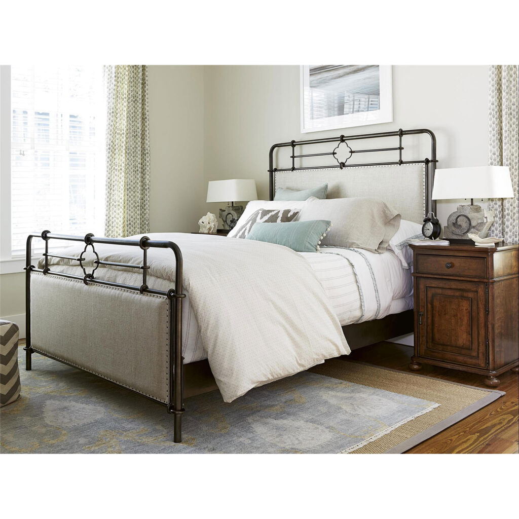 Curated Upholstered Metal Queen Bed 596310B 596 BR RS20 320B 365 crop 001