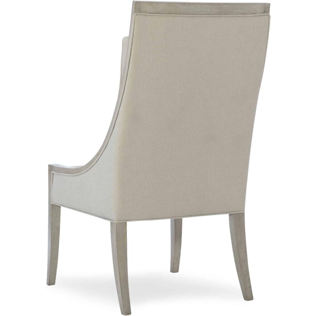 Elixir Upholstered Side Chair in Gray Beige HKR12866 5990 75500 ltwd back