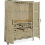 Bar and Game Room Surfrider Bar Cabinet 6015-75160-80 6015 75160 80 open silo2