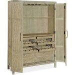 Bar and Game Room Surfrider Bar Cabinet 6015-75160-80 6015 75160 80 open silo4