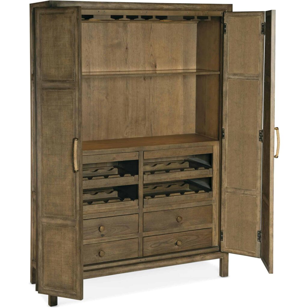 Bar and Game Room Sundance Bar Cabinet 6015-75160-89 6015 75160 89 open silo