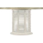 Surfrider 48in Rattan Round Dining Table 6015-75203-80 6015 75203t 80 silo