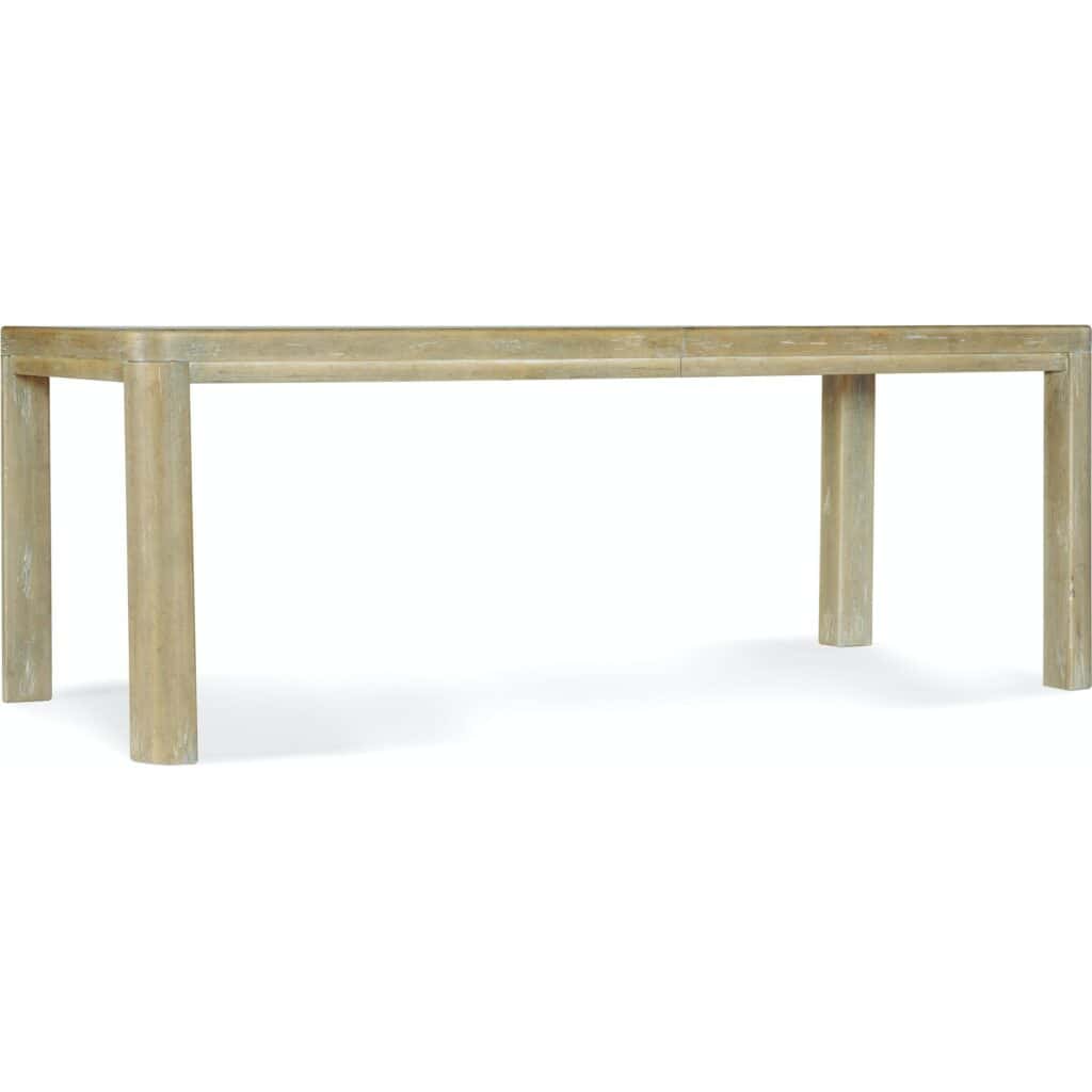 Surfrider Rectangle Dining Table w/1-18in leaf 6015-75207-80 6015 75207 80 silo